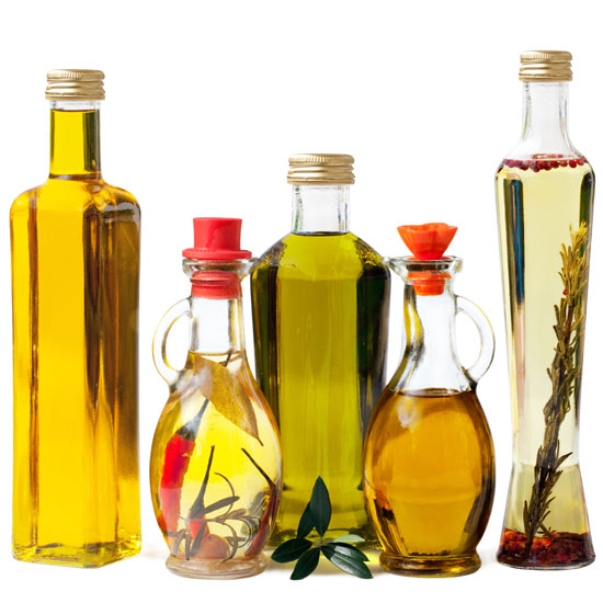 Variety of healthy oils