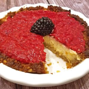 Raspberry Cheesecake with Macadamia Crust Thumbnail